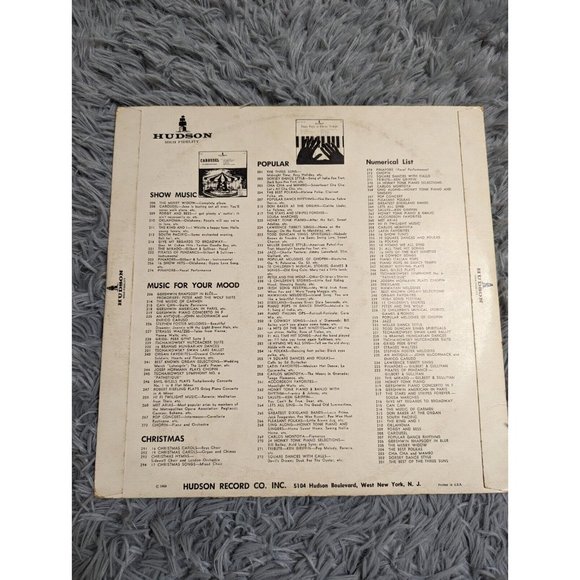 Ragtime Cowboy Moe Honky Tonk Piano & Banjo with Rhythm 262 Vinyl LP 1960 Hudson - Picture 8 of 10